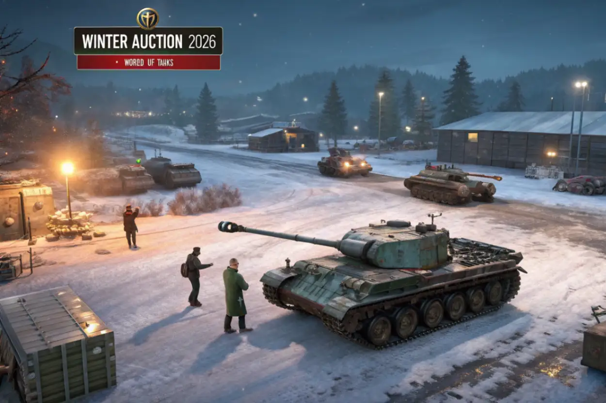 Зимний Аукцион 2026 в WoT: лучшие танки и лоты